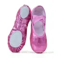Girls Ballet Shoes for Girls Split-Sole Toddler Glitter Flats for Kids Dance